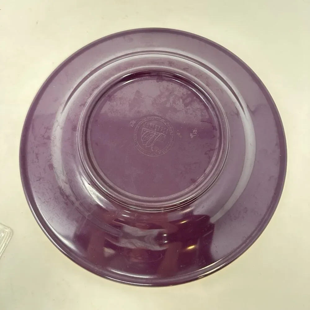 Tabletops Unlimited Cabernet Hand Painted Salad Plate Grape Tuscan Country 8.5